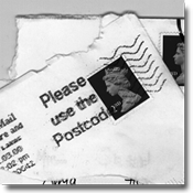 parts of some enveloppes with stamps